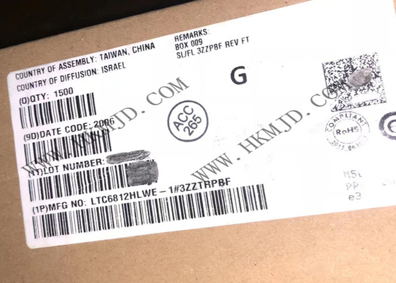 ひな菊の花輪インターフェイスが付いている電池管理LTC6812HLWE-1 15細胞電池の積み重ねのモニター