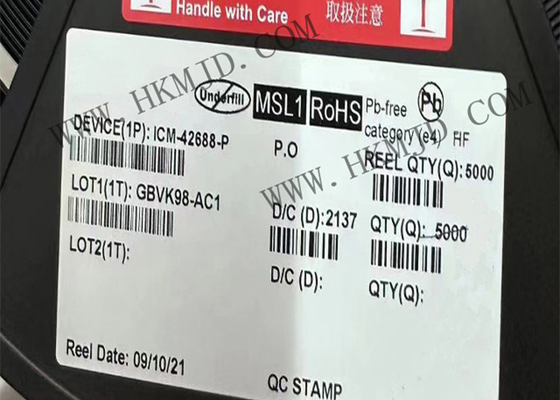 集積回路の破片ICM-42688-Pの高精度6の軸線センサーはLGA14を出力した