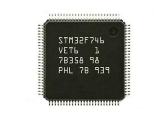 512KB抜け目がないマイクロ制御回路IC STM32F746VET6 216MHz腕の皮質M7 MCU 100LQFP