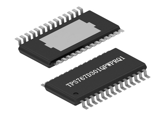 28-HTSSOP TPS767D301QPWPRQ1の二重出力低ドロップアウトの電圧安定器