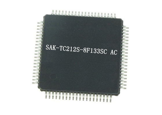 集積回路の破片SAK-TC212S-8F133SC AC 133MHz 3.3Vマイクロ制御回路IC TQFP-80