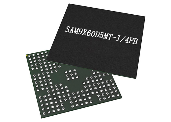 マイクロコントローラー MCU SAM9X60D5MT-I/4FB 233-TFBGA 1 Gbit マイクロプロセッサIC