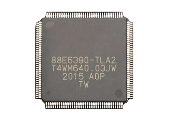 集積回路の破片88E6390-A0-TLA2C000ギガビットのイーサネット トランシーバーIC TQFP144