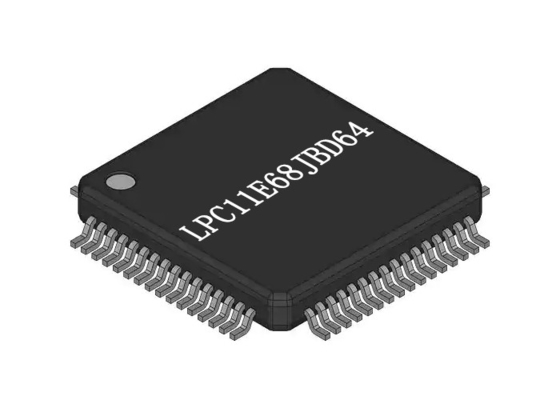 電子集積回路単心50MHz 256KB LPC11E68JBD64のマイクロ制御回路IC