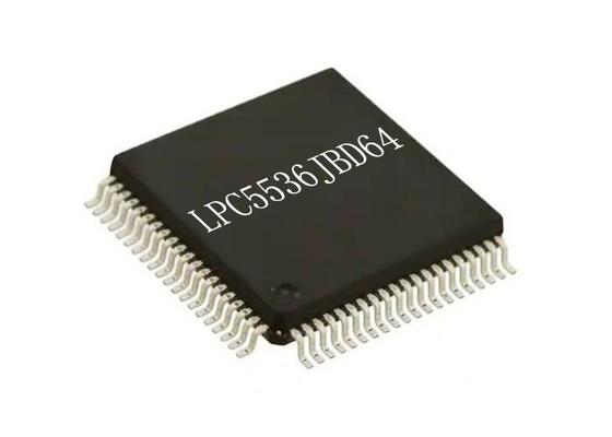 64TQFP LPC5536JBD64の集積回路の破片150MHz 256KBの抜け目がないマイクロ制御回路は欠ける