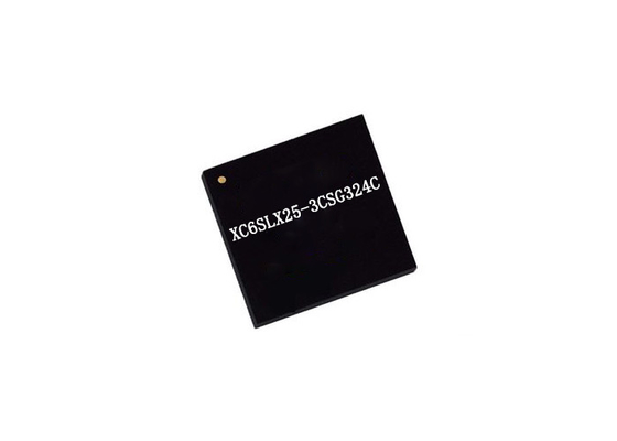 統合されたIC XC6SLX25-3CSG324Cのシステム内プログラム可能なゲート・アレー1080 MHz 324-LFBGA