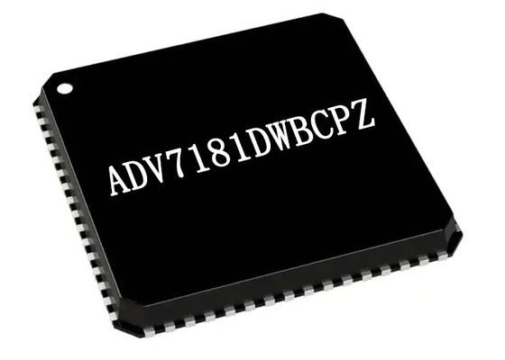 ADV7181DWBCPZ 10Bitの10チャンネルのMultiformatのビデオ デコーダーおよびRGBのグラフィックの計数化装置