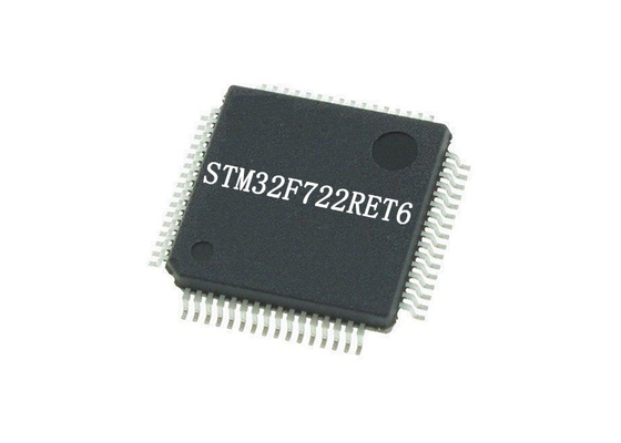 ICはSTM32F722RET6腕の皮質M7のマイクロ制御回路IC 64-LQFPパッケージを欠く
