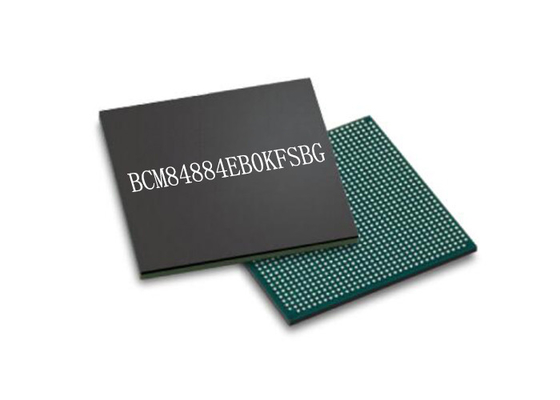 クォードの港BCM84884EB0KFSBGのイーサネットCMOSトランシーバーBGAのパッケージの集積回路の破片