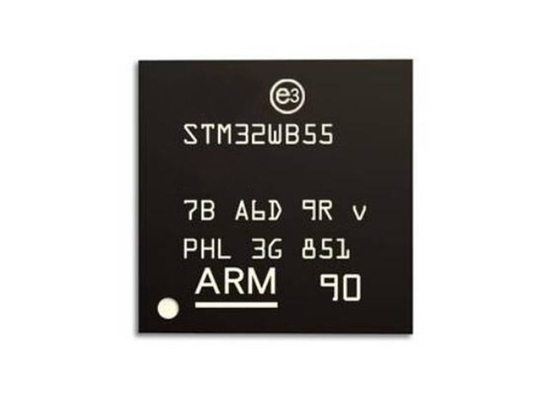 ICの破片STM32WB55RCV6のマイクロ制御回路MCU 68VFQFN多重プロトコルの無線MCU