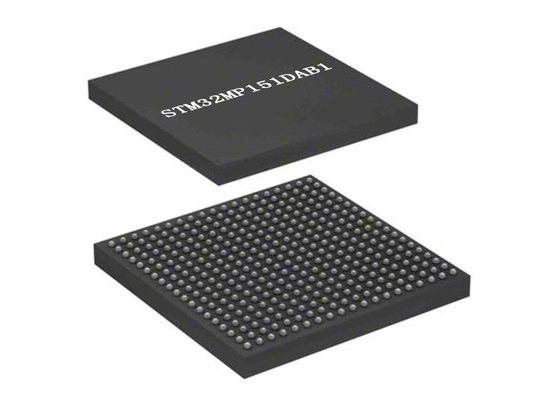 埋め込まれたマイクロプロセッサIC STM32MP151DAB1 1中心354-LFBGAの表面の台紙