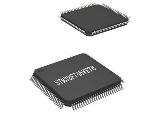 マイクロ制御回路MCU STM32F745VET6 512KB抜け目がない埋め込まれたマイクロ制御回路