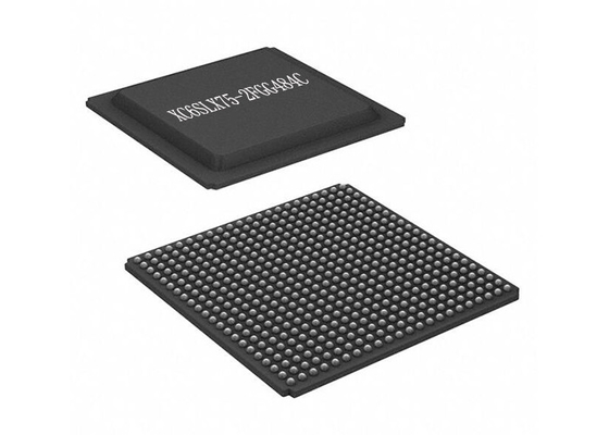集積回路の破片XC6SLX75-2FGG484Cのシステム内プログラム可能なゲート・アレー484BGA
