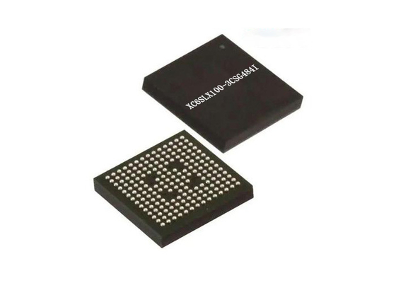 ICはシステム内プログラム可能なゲート・アレーIC XC6SLX100-3CSG484I 33 MHz 484-FBGAを欠く