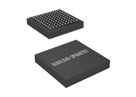破片の集積回路XC6SLX45-2FGG676Iはシステム内プログラム可能なゲート・アレーICを埋め込んだ