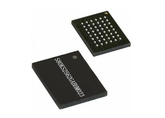 集積回路の破片S80KS2562GABHM023のメモリー チップ24FBGA擬似SRAMの記憶