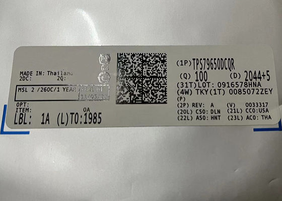 集積回路の破片TPS79650DCQRの低いドロップアウトの線形調整装置1Aの超低い騒音