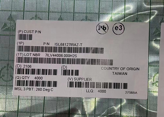集積回路の破片ISL68127IRAZ PWMのコントローラーIC 48QFNデジタルの二重出力