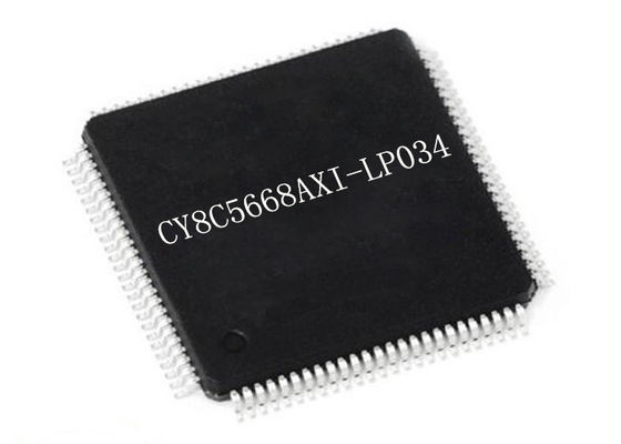 破片100TQFPの67MHzマイクロ制御回路MCU CY8C5668AXI-LP034プログラマブル システム