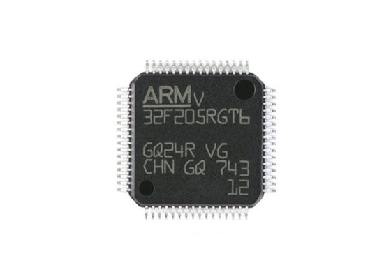 マイクロ制御回路MCU STM32F205RGT6 32ビット単心120MHz 64-LQFPパッケージ