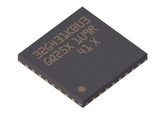STM32G431KBU3 32ビット ARM Cortex-M4F マイクロコントローラー、170MHz、UFQFN-32パッケージ