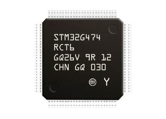 170MHzマイクロ制御回路MCU STM32G474RCT6腕の皮質M4F LQFP64のマイクロ制御回路IC