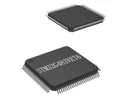 単心STM32G483VET6マイクロ制御回路MCU 100LQFP 32Bit RISC中心512KBのフラッシュ