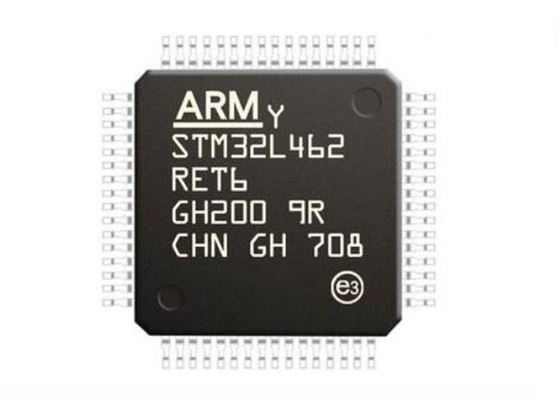 マイクロ制御回路MCU STM32L462RET6 32Bit RISC中心のマイクロ制御回路IC 64LQFP低い電力