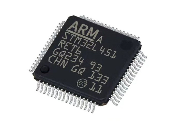 STM32L451RET6 80MHzの単心64-LQFP表面の台紙のマイクロ制御回路IC