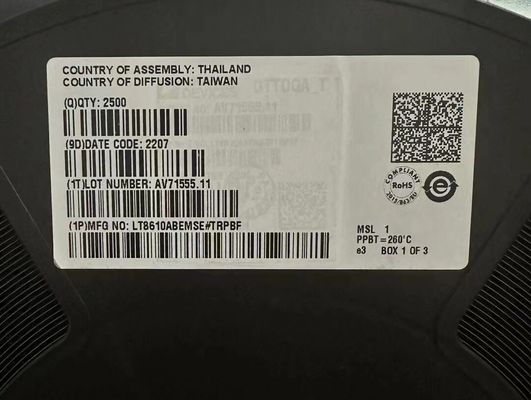 集積回路チップ LT8610ABEMSE 3.5A バックスイッチング規制 IC MSOP16