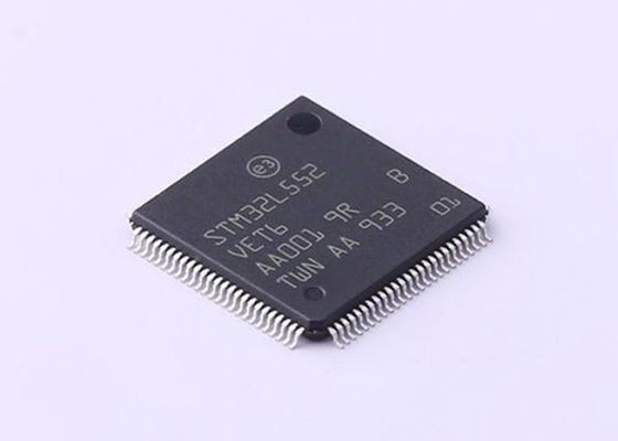 100-LQFP表面の台紙STM32L552VET6の腕の皮質M33はマイクロ制御回路ICを埋め込んだ