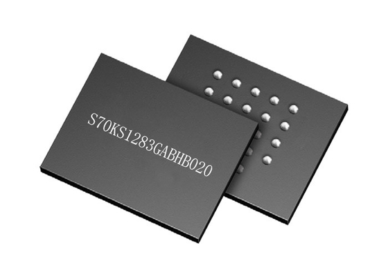 電子集積回路S70KS1283GABHB020 200MHz 35ns PSRAMの記憶IC