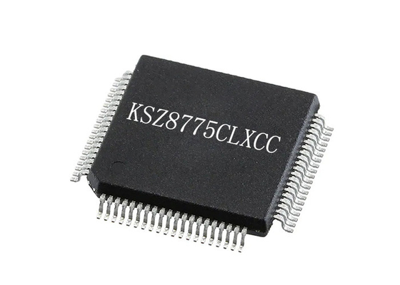 集積回路の破片KSZ8775CLXCCは5Portイーサネット スイッチIC 80-LQFPを統合した