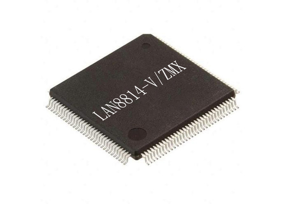 電子統合回路 128-TQFP LAN8814-V/ZMX 4ポートイーサネットトランシーバーIC