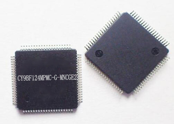 腕皮質M3のCY9BF124MPMC-G-MNCGE2マイクロ制御回路MCU LQFP80 288KB抜け目がないIC破片