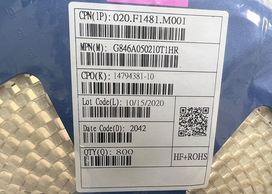 G846A050210T1HR SMDの集積回路の破片の管およびワイヤー ハウジング
