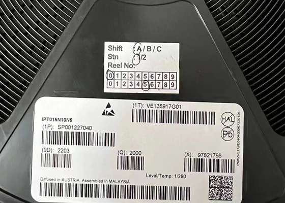 NチャネルIPT015N10N5 100V力トランジスター8-PowerSFN集積回路の破片