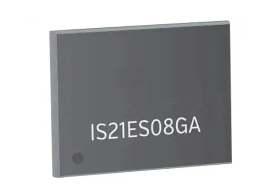 ICの破片IS21ES08GA-JQLI 64 GbitのeMMC 100-LFBGAの表面の台紙の記憶IC