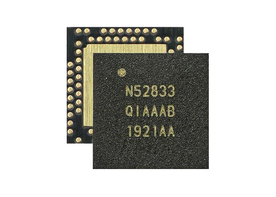 多重プロトコルBT 5.3 SOC IC NRF52833-QIAA-B-R7 2.4GHz BTの低負荷