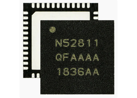 2.4GHz 48-VFQFNの表面の台紙RFのトランシーバーIC NRF52811-QFAA-B-R7