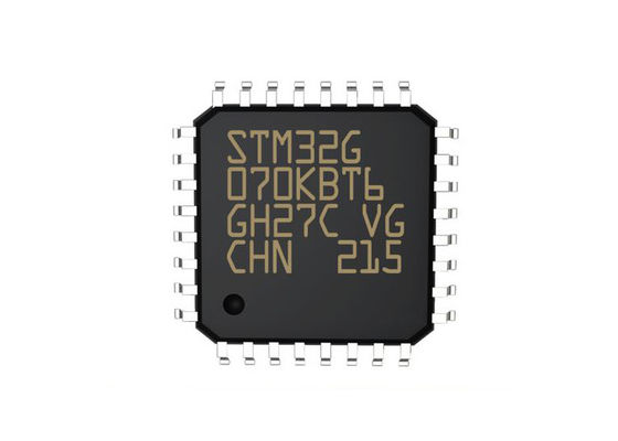 STM32G070KBT6 32 ビットマイクロコントローラ MCU 64MHz 時計速度と 64KB フラッシュメモリ