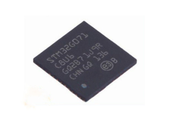 STM32G071C8U6 32ビット単心の埋め込まれたマイクロ制御回路IC 48-UFQFNパッケージ