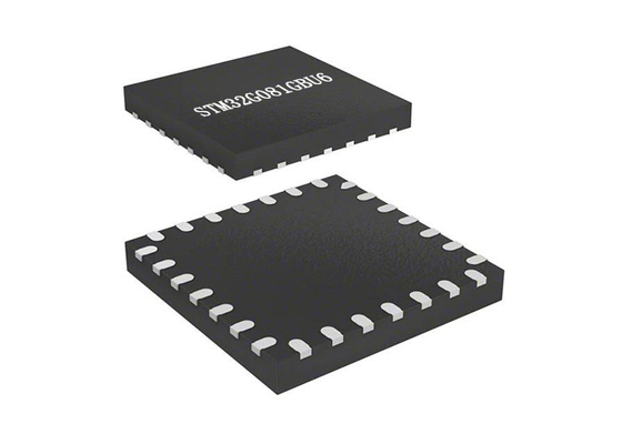 腕のマイクロ制御回路STM32G081GBU6 32ビット単心28-UFQFN表面の台紙