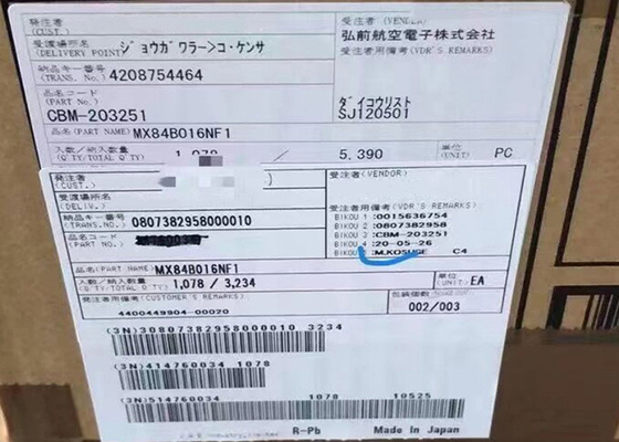 MX84B016NF1 集積回路チップの長方形コネクタ ヘッダーのスルーホール