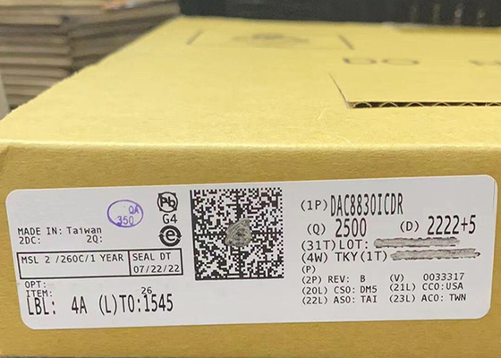 DAC8830ICDR 16 ビット超低電源電圧出力デジタル・アナログ変換機