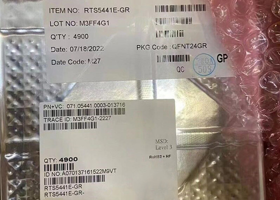 統合回路チップ RTS5441E-GR USBタイプC PDコントローラIC 10Gbps QFN パッケージ