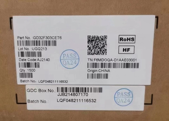 GD32F303CET6 IC MCU ARM Cortex-M4 32ビット LQFP48 パッケージ