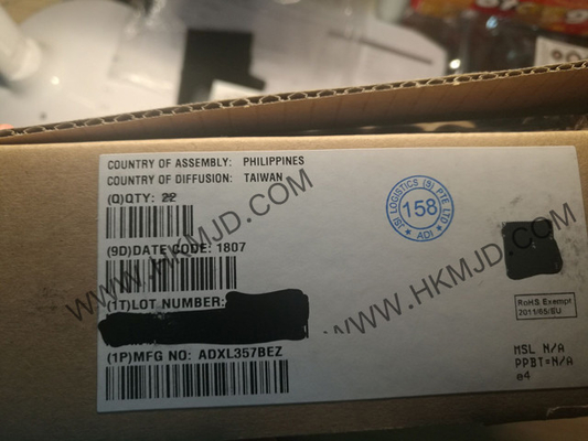 センサーIC ADXL357BEZ 低電源 3軸MEMS加速器 14-CLCC