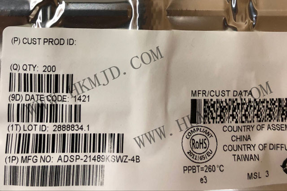 マイクロコントローラー MCU ADSP-21489KSWZ-4B 高性能第4世代デジタル信号プロセッサ