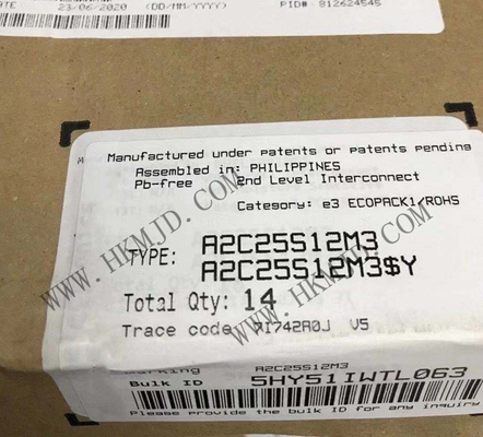 A2C25S12M3-F 自動車用IGBTモジュール ACEPACKTM 2 ソフトダイオードとNTCの電源モジュール